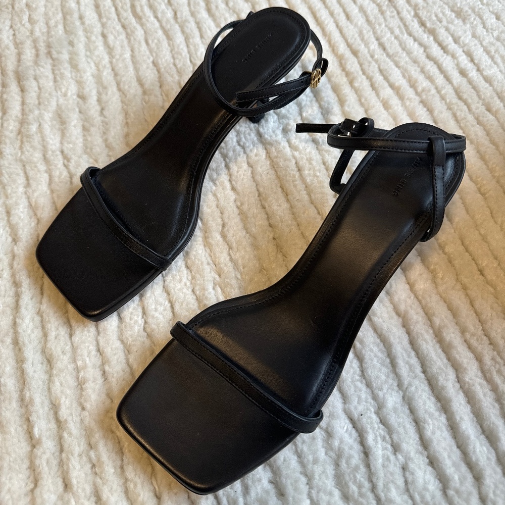 Anine Bing strappy black sandals